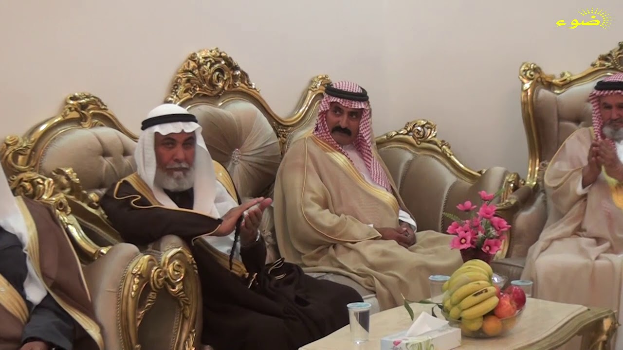 ‏الشيخ مزعل العصباني ومرافقيه وجماعته بضيافة الاستاذ المربي الفاضل / ساعد عليان ابوذراع البلوي