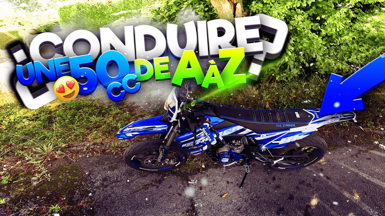 COMMENT CONDUIRE UNE 50cc ?? (passer vitesses...)