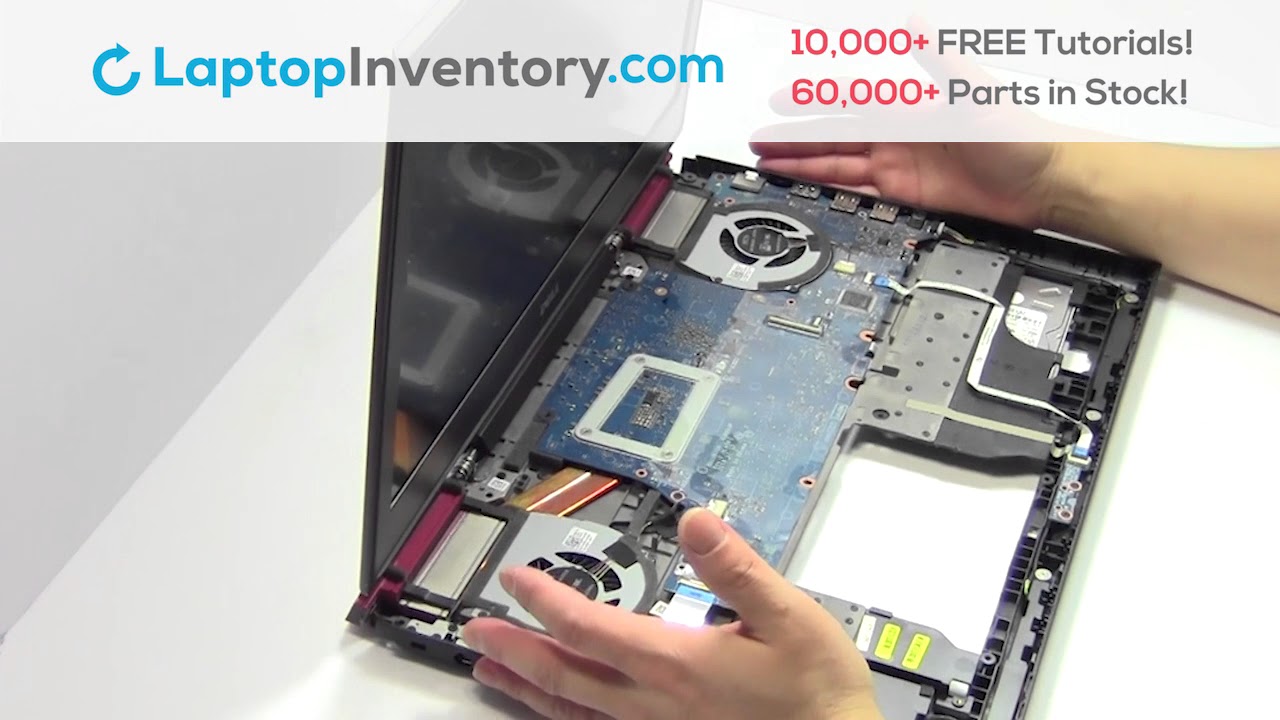 Dell Inspiron 7567 Fan Replacement - Heatsink Motherboard Installation Guide 7566 7778 P65F