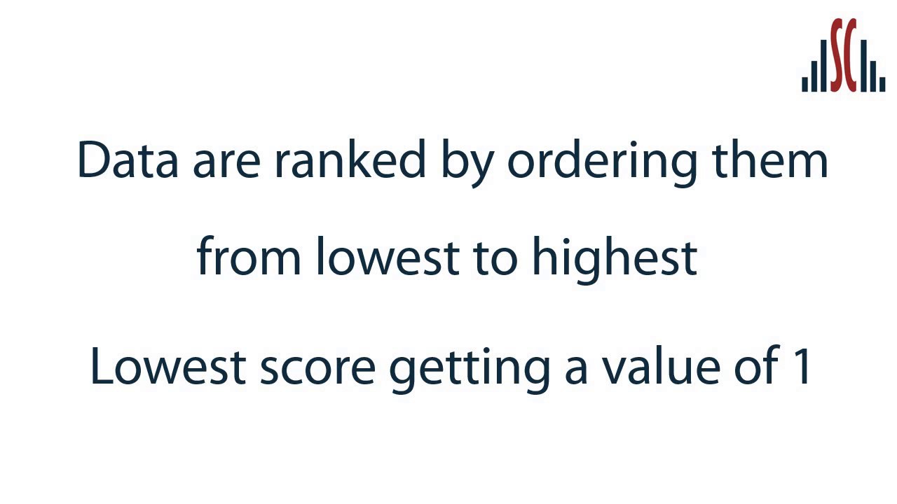 How to do Ranking in Statistics?