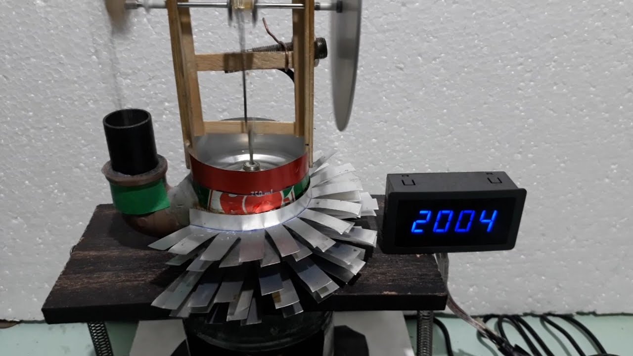 Motor Stirling com 2k rpm