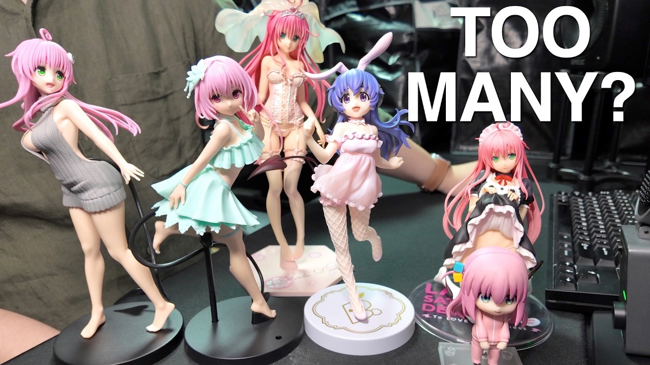 To LOVE-Ru & Higurashi Figure Unboxing | Quiet Desk Log