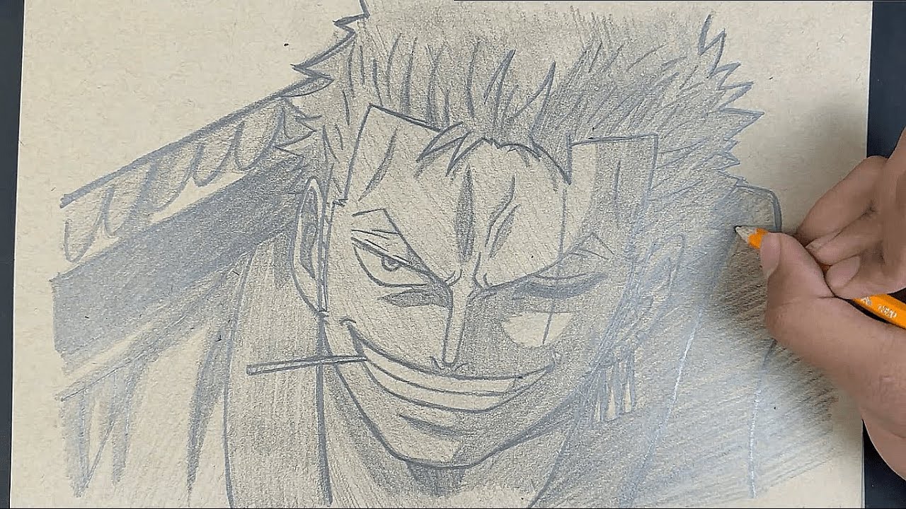 How To Draw Roronoa Zoro | ONE PIECE