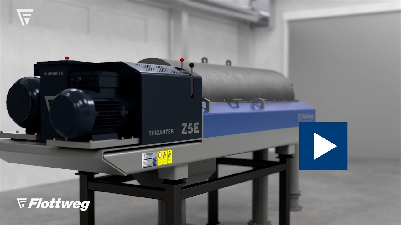 Flottweg Tricanter® – декантер для трехфазного разделения