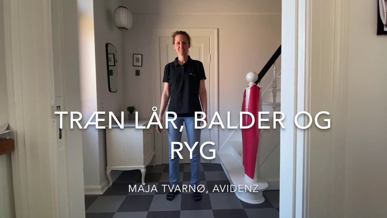 Øvelser til træning af lår, balder og ryg