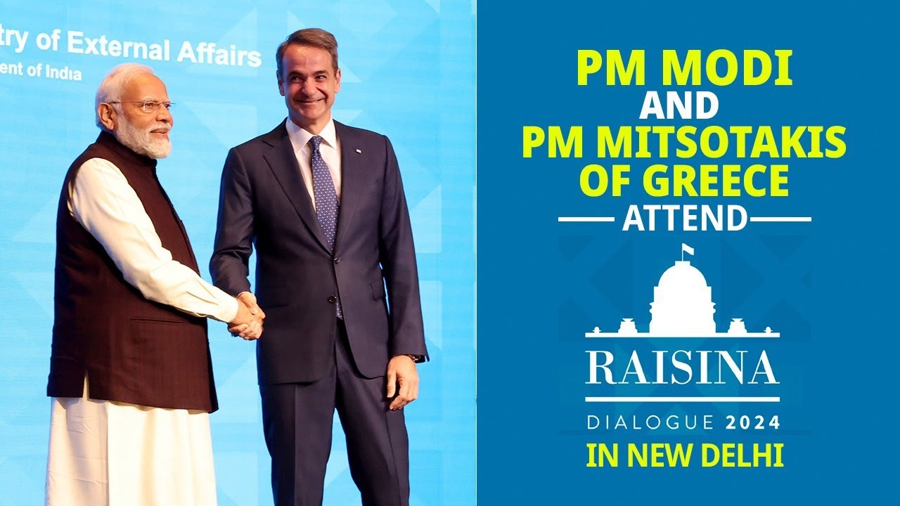 LIVE: PM Modi and PM Mitsotakis of Greece attend Raisina Dialogue in New Delhi