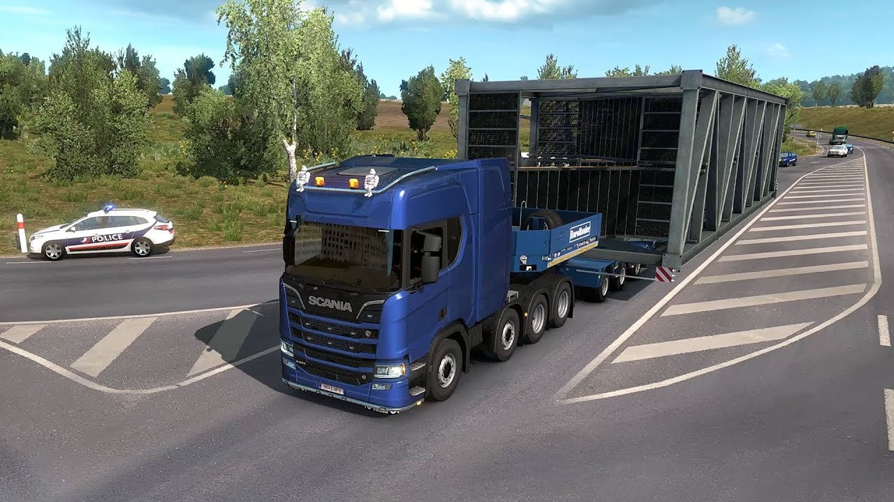 ETS2 #63 | Carga Especial Escalera De Construcción Con El Scania | ROAD OF TRUCKER