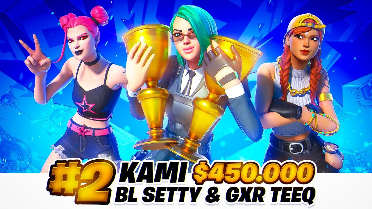 2ND PLACE FNCS GRAND ROYALE FINALS 🥈 ($450,000) w/ Setty & Teeq