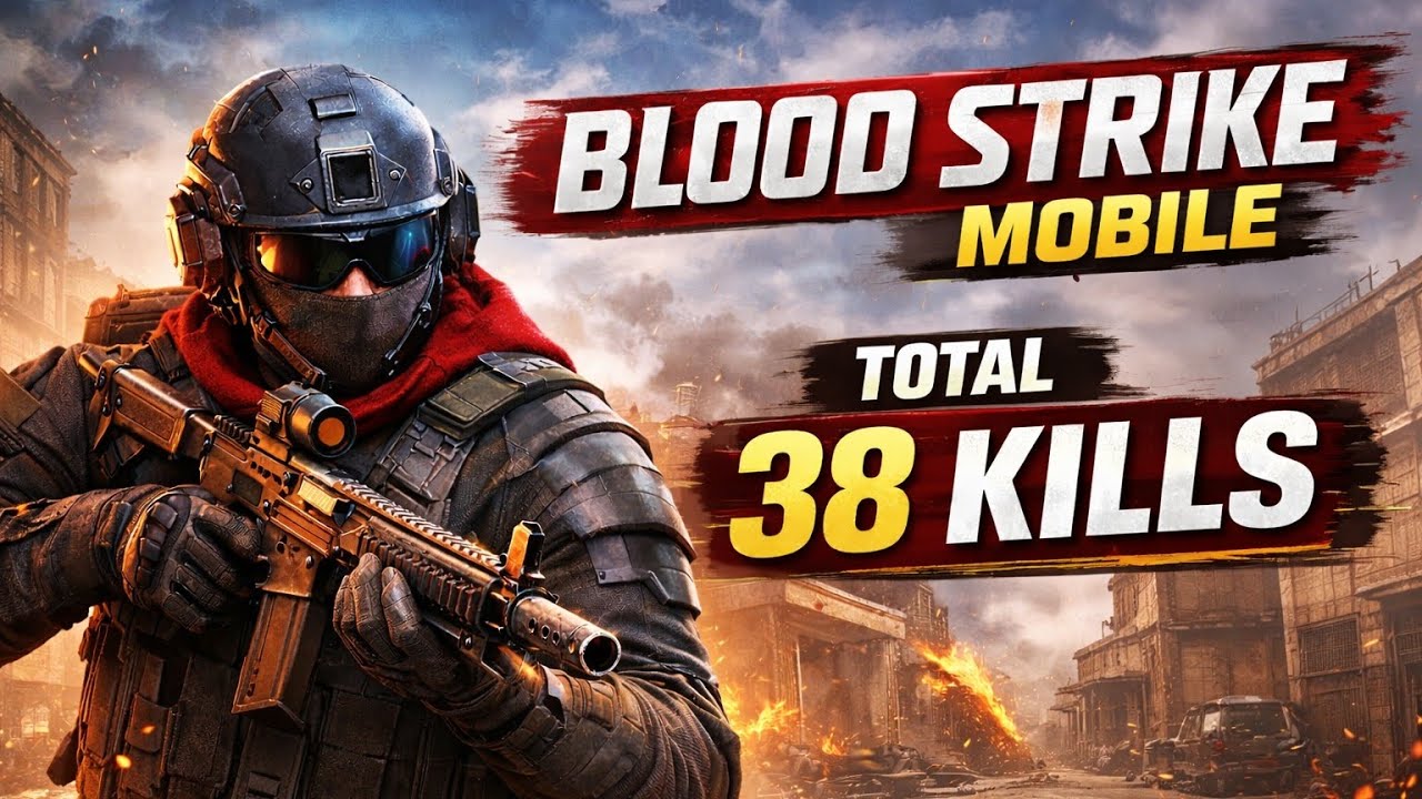 Blood Strike Mobile Total 38 Kills | Pro Battle Royale Gameplay 2026
