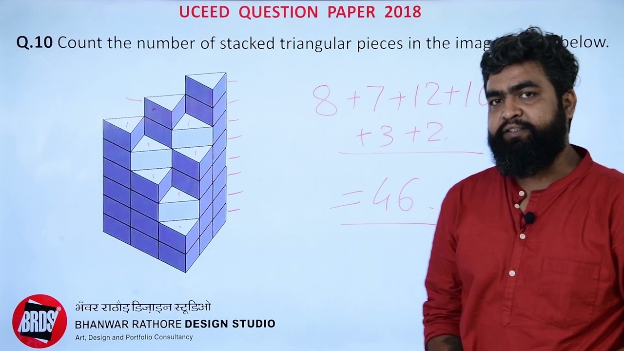 UCEED 2018 Question Paper Solution