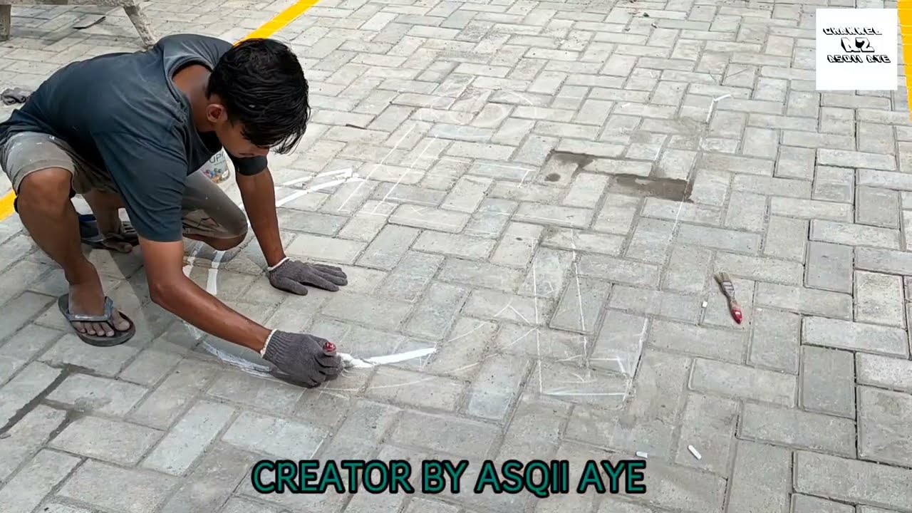 PEMBUATAN MARKA MANUAL PARKIR UNTUK  PENYANDANG CACAT|ASQII AYE SEPUTAR PROYEK