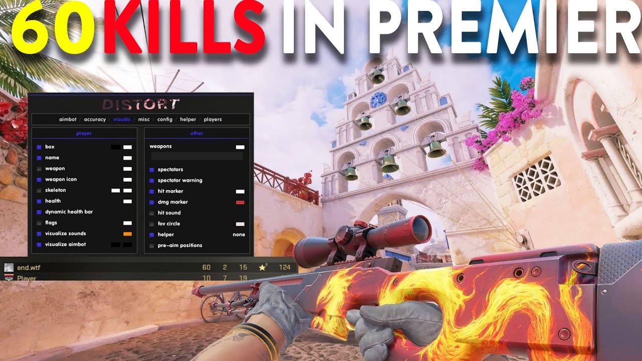 DROPPED 60 KILLS in #CS2 30K Premier | distort.wtf