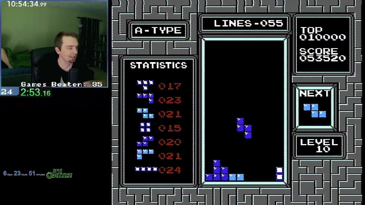 Overswarm   NES Odyssey Game #37： Tetris