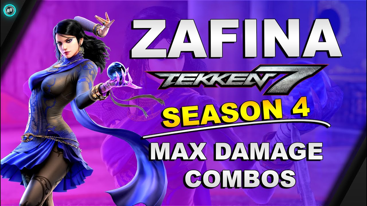 Tekken 7 Season 4 - Zafina Combo Exhibition | Max Damage Combo Compilation