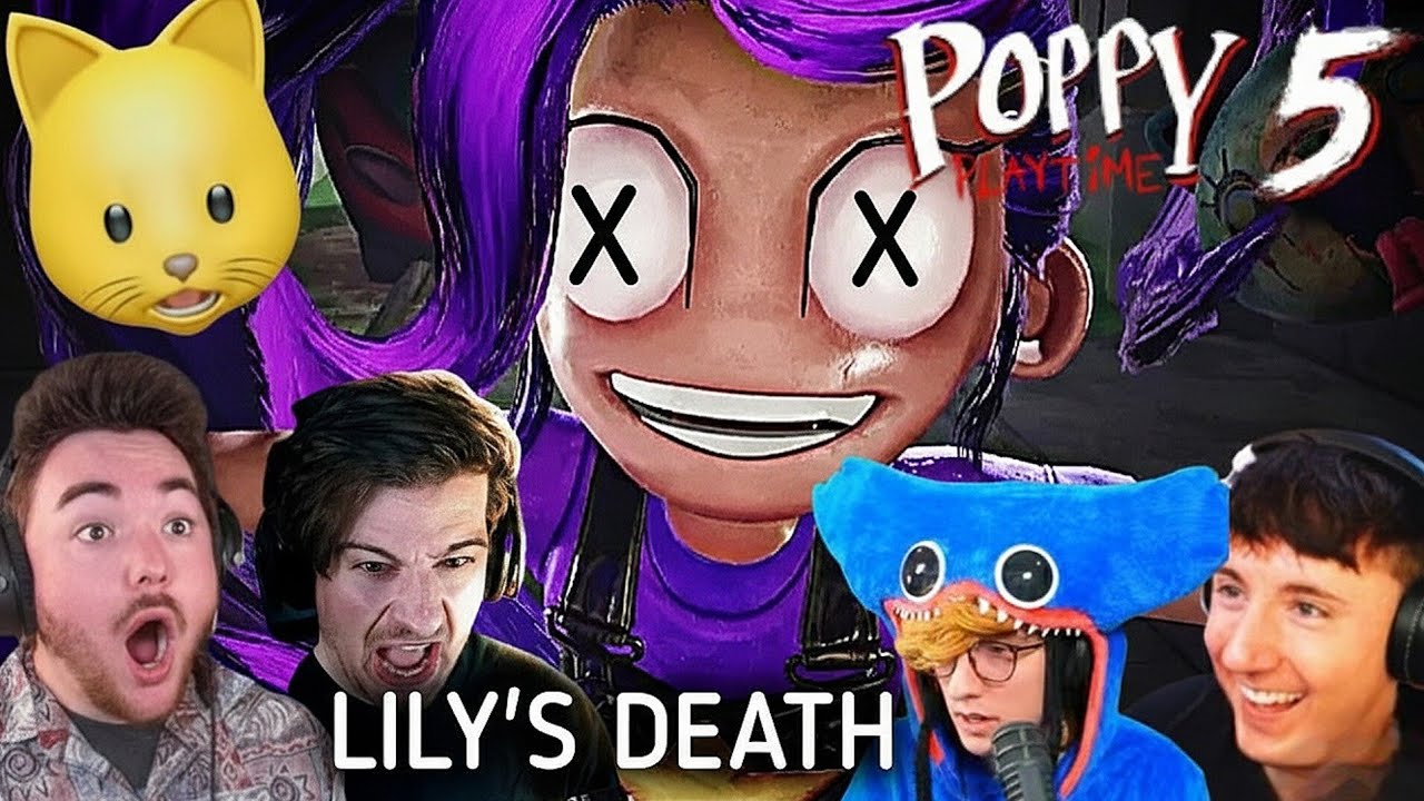YouTubers Reacts to Lily Lovebraids Death in Poppy Playtime Chapter 5