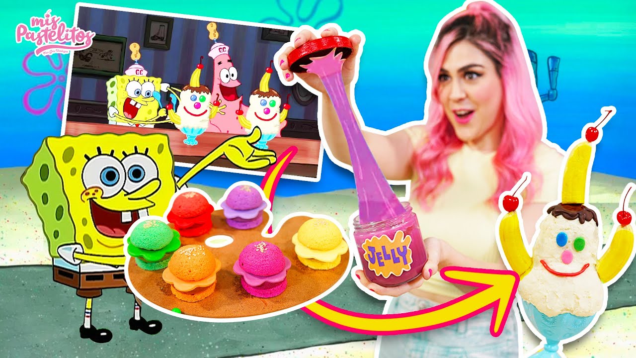 COMIDA DE BOB ESPONJA EN LA VIDA REAL | MIS PASTELITOS