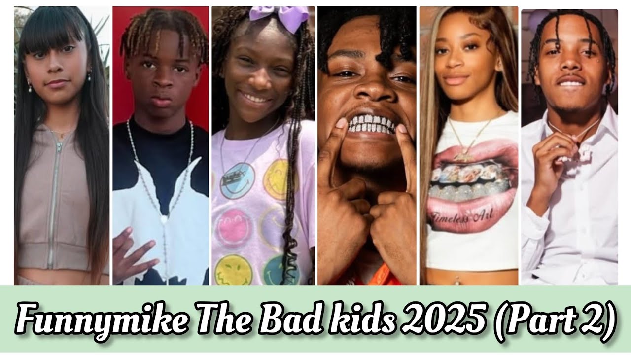 Funnymike 2025: Revealing The Bad Kids New Members #2 Real Name And Ages