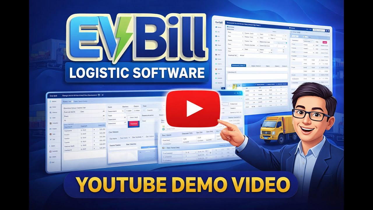 Logistic Software Demo in Hindi | EVBILL Bilty #EVBILL #LogisticSoftware #BiltySoftware #ERPSoftware