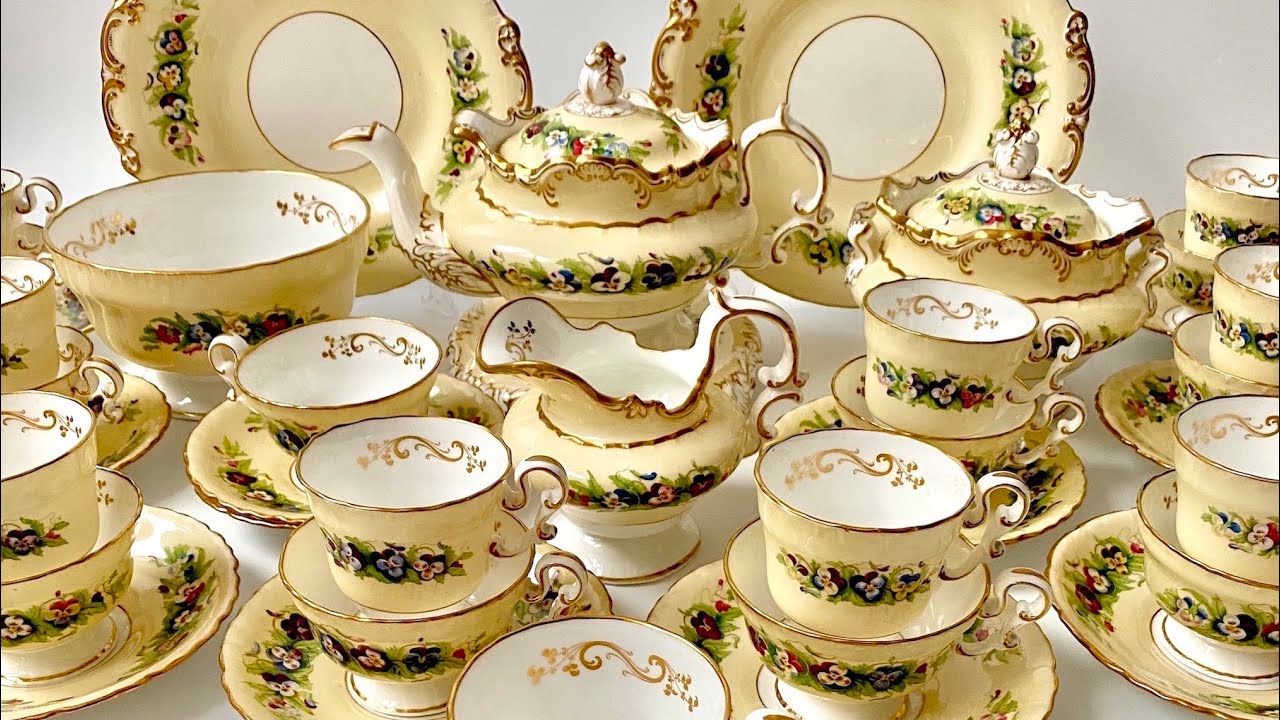 РЕДКОСТЬ_ Английский сервиз коллекционной формы, Copeland & Garrett, 1830-40th