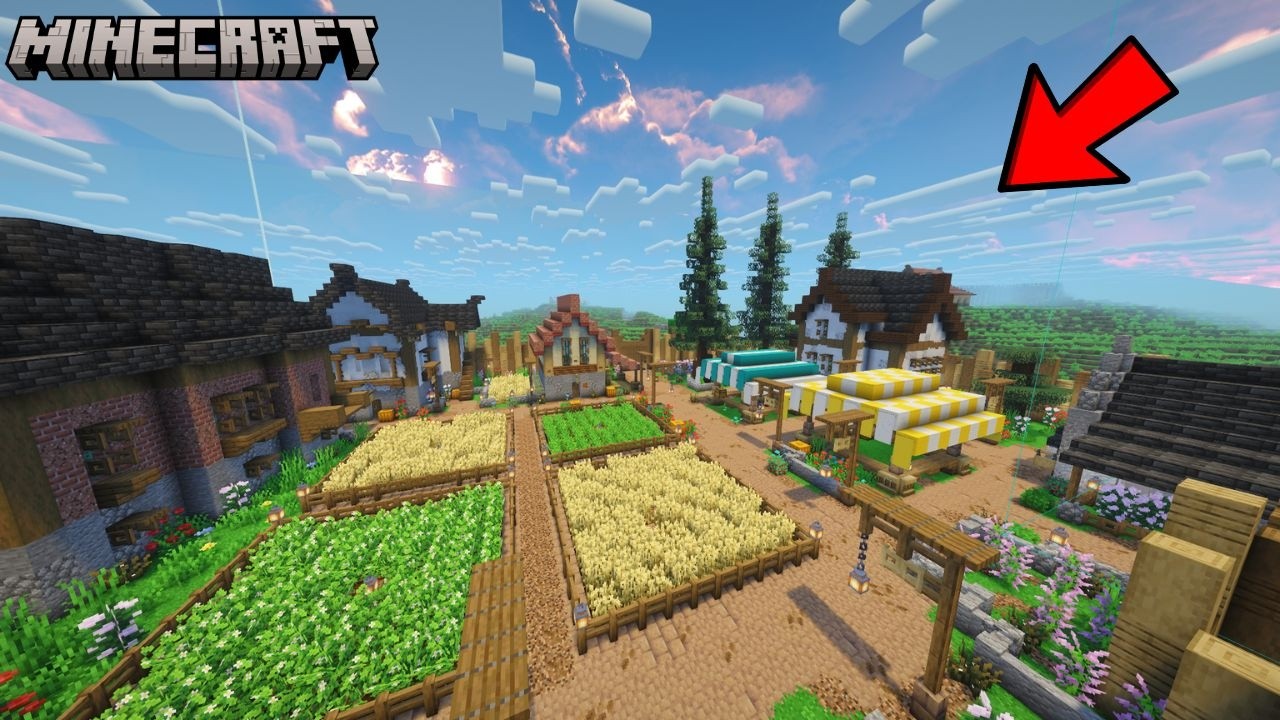 Am CONSTRUIT un TRADING HALL in MINECRAFT