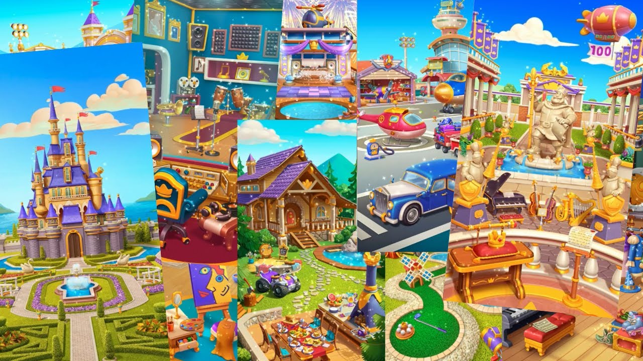 All Areas 1 to 100 in Royal Match