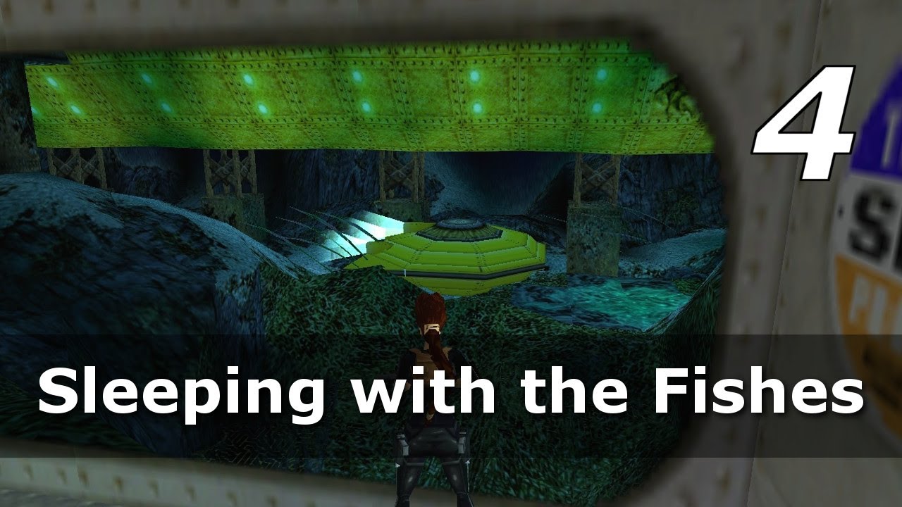 Tomb Raider 3 Gold - The Lost Artifact Walkthrough [No Meds] Level 4 | Sleeping with the Fishes