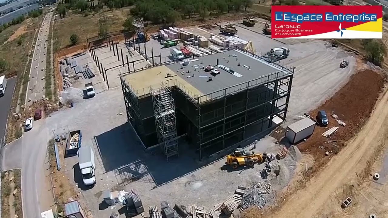 ESPACE ENTREPRISE - Construction du centre d'affaires Garosud en 2014
