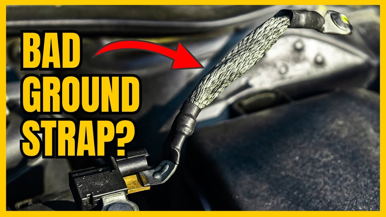 8 Symptoms of a Bad Car Negative Battery Cable | Engine Ground Strap Failure Signs