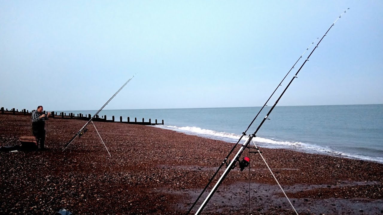 SEA FISHING UK - FISHING AT LANGNEY POINT EASTBOURNE - SHORE FISHING IN EAST SUSSEX
