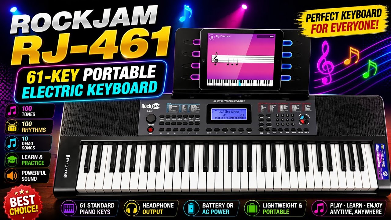 RockJam RJ461 | rockjam rj461 keyboard | rockjam