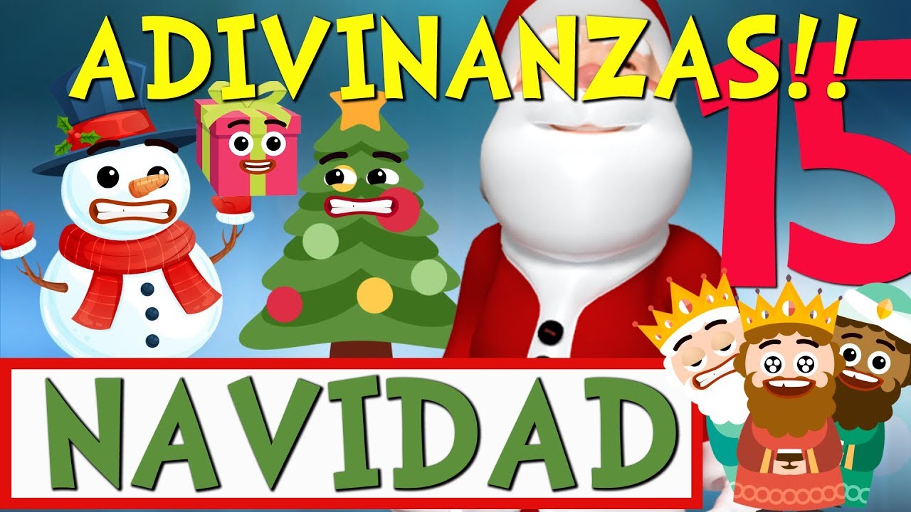 Adivinar Jugando 15 Adivinanzas de Navidad - Video para niños