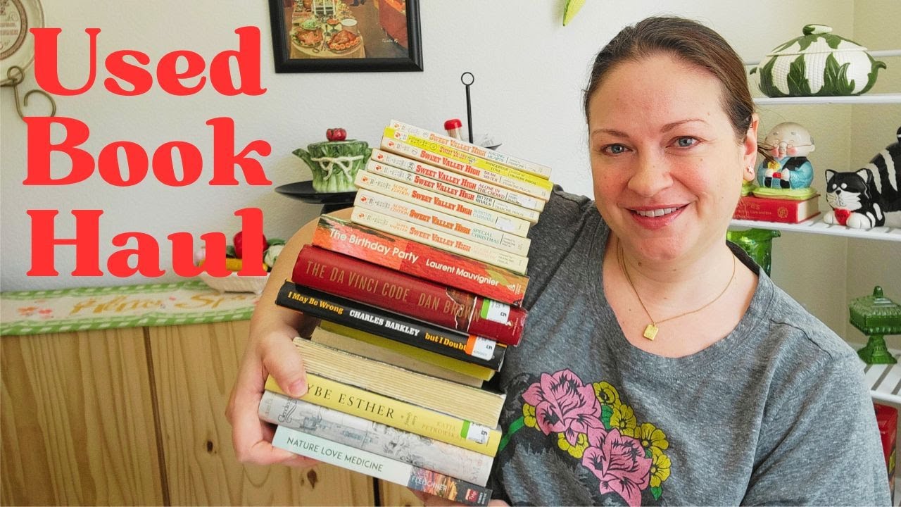 Used Book Haul ~ Ebay, the Goodwill, and Library Store ~ May 2023
