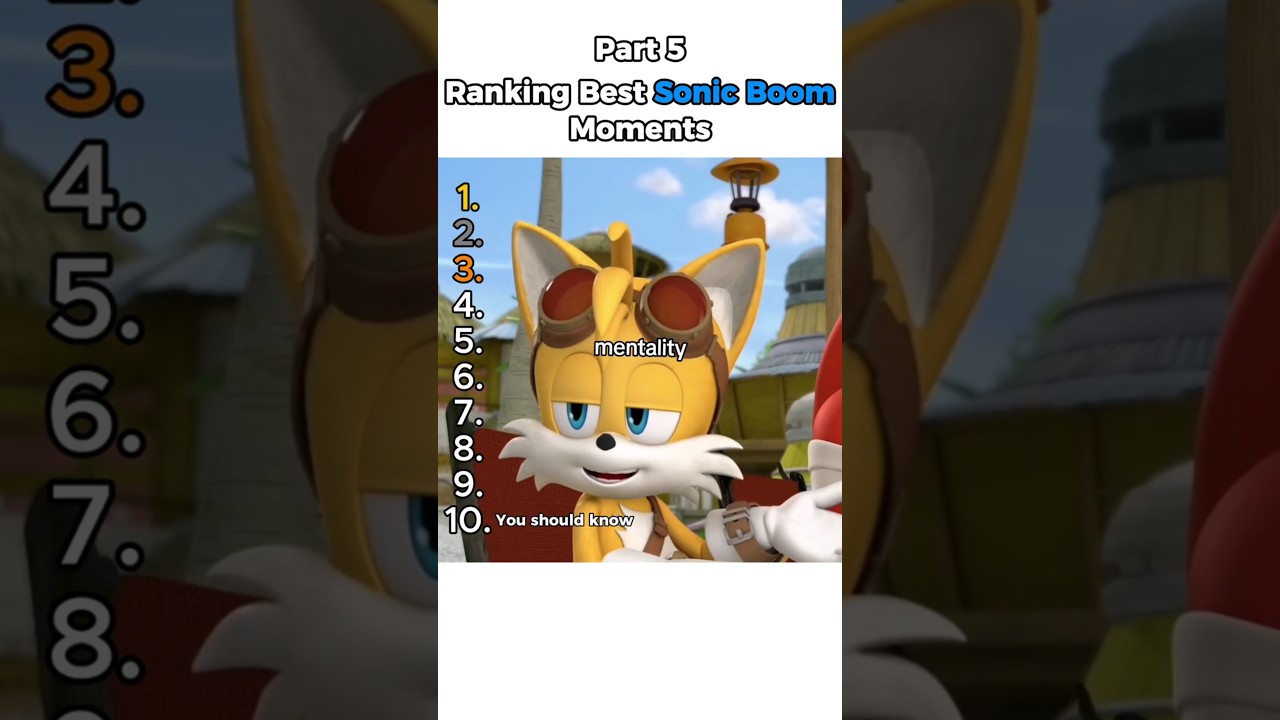 Mentality Sonic Boom 🗿#ranking #sonicboom #sonicboomedit #tails #tailsedit #moments #shorts