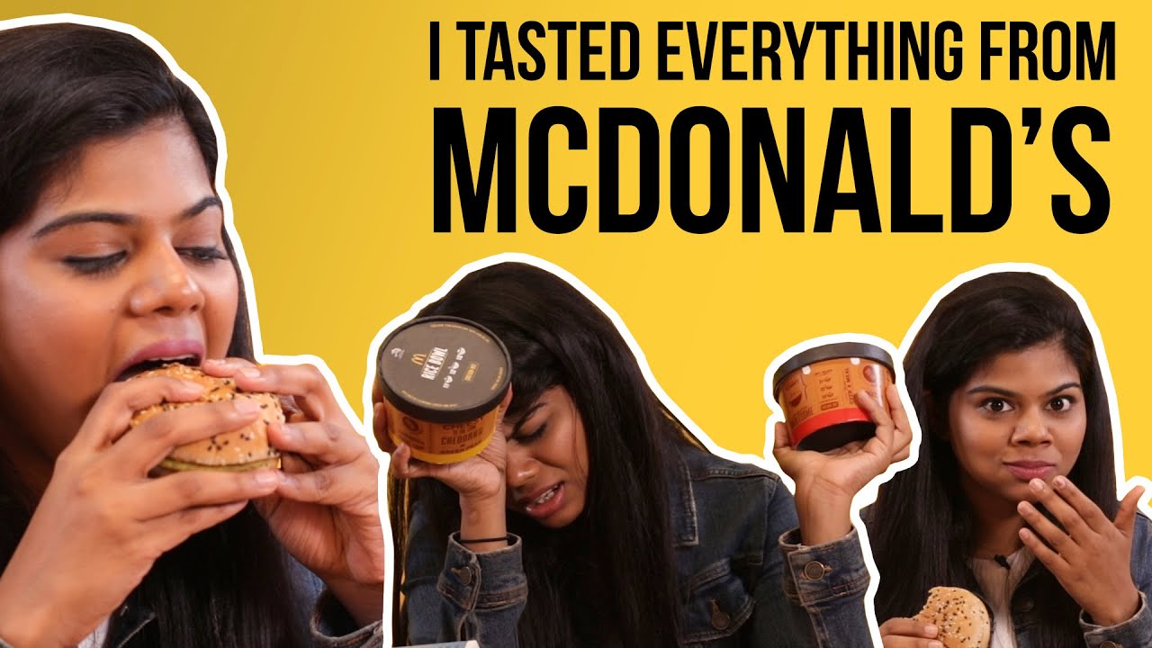 I Tasted Everything From McDonald's India | BuzzFeed India