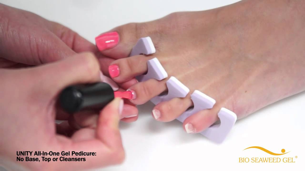UNITY All In One Colour Gel Polish: Absolutely No Base Top or Cleansers Pedicure