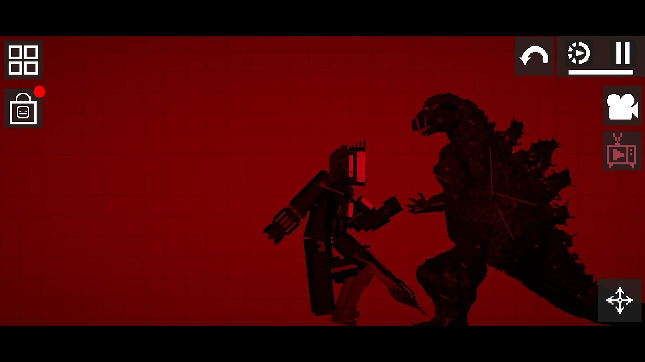 Gojira 1954 vs titan tv man 