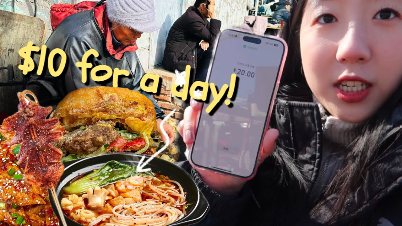 I spent $10 in Beijing’s Hottest Street food Market | Explore Authentic Chinese food!