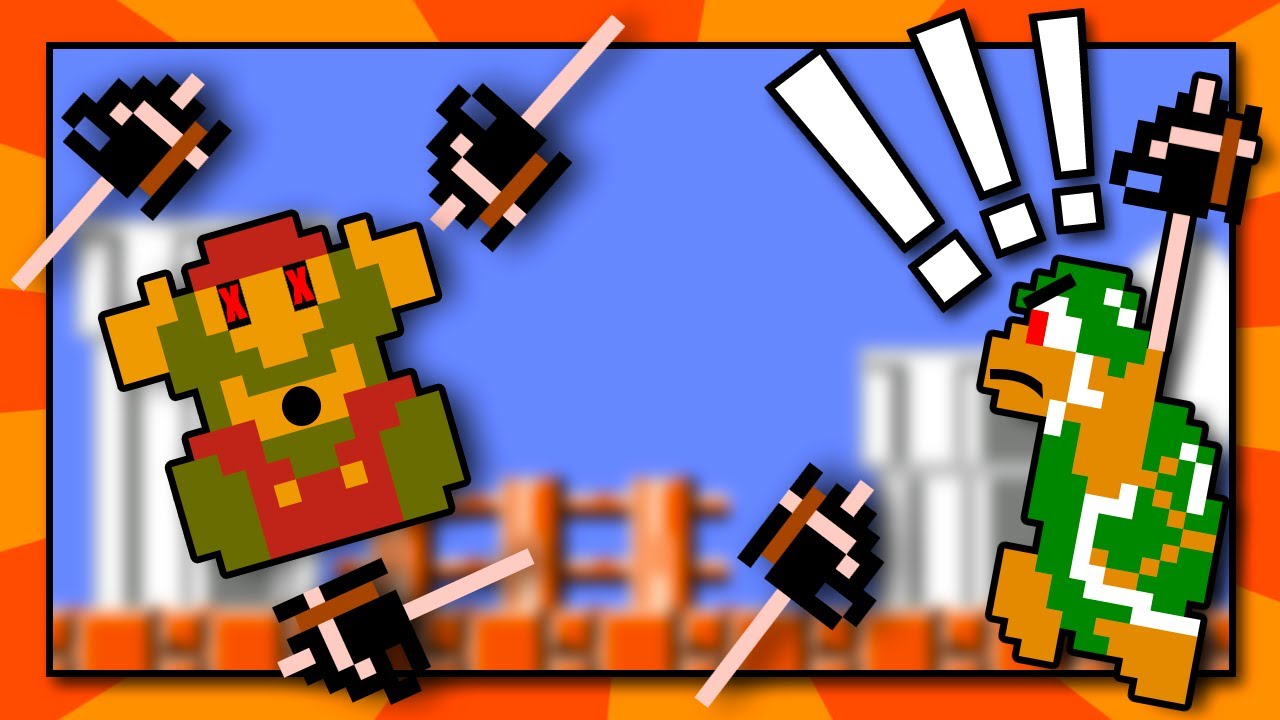 Super Mario Bros. but Enemies are Random & Insane! (rom hack)