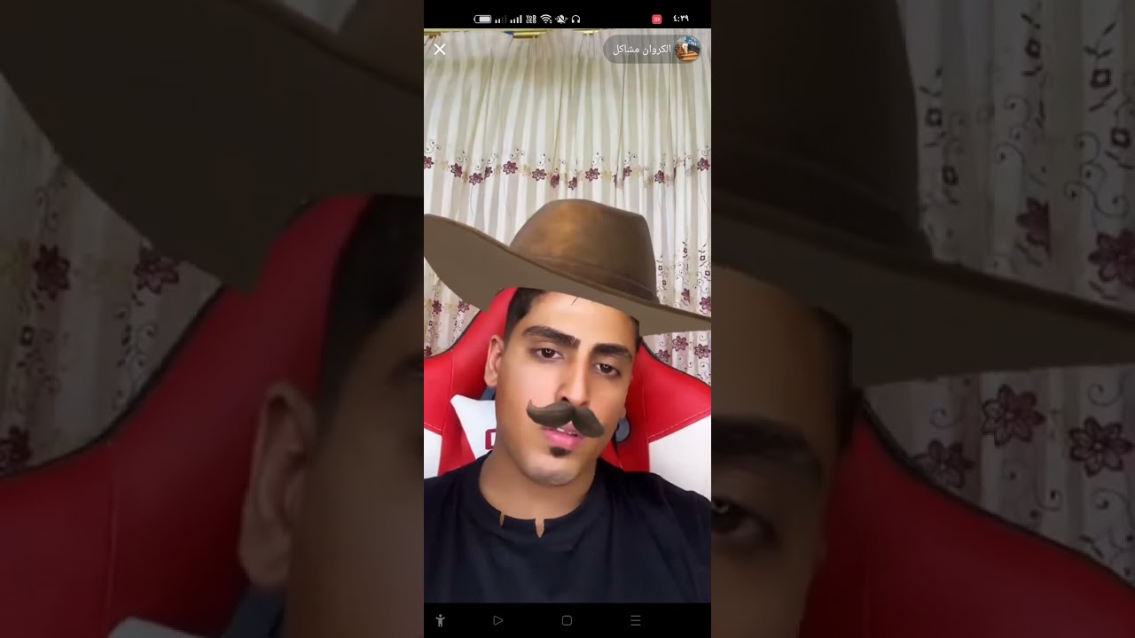 كروان مشاكل ومشكلته مع الحلقه