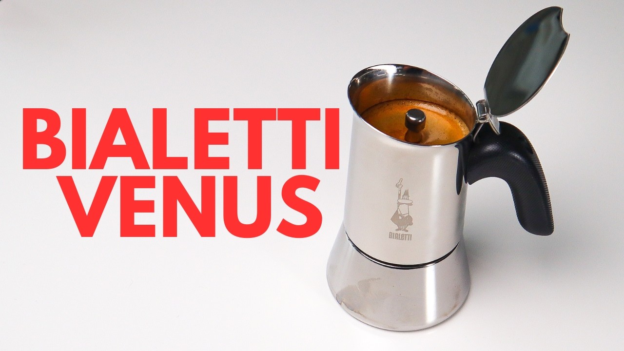 Обзор Bialetti Venus 2 Cups | Лучшая гейзерная кофеварка из нержавеющей стали для домашнего пивов...