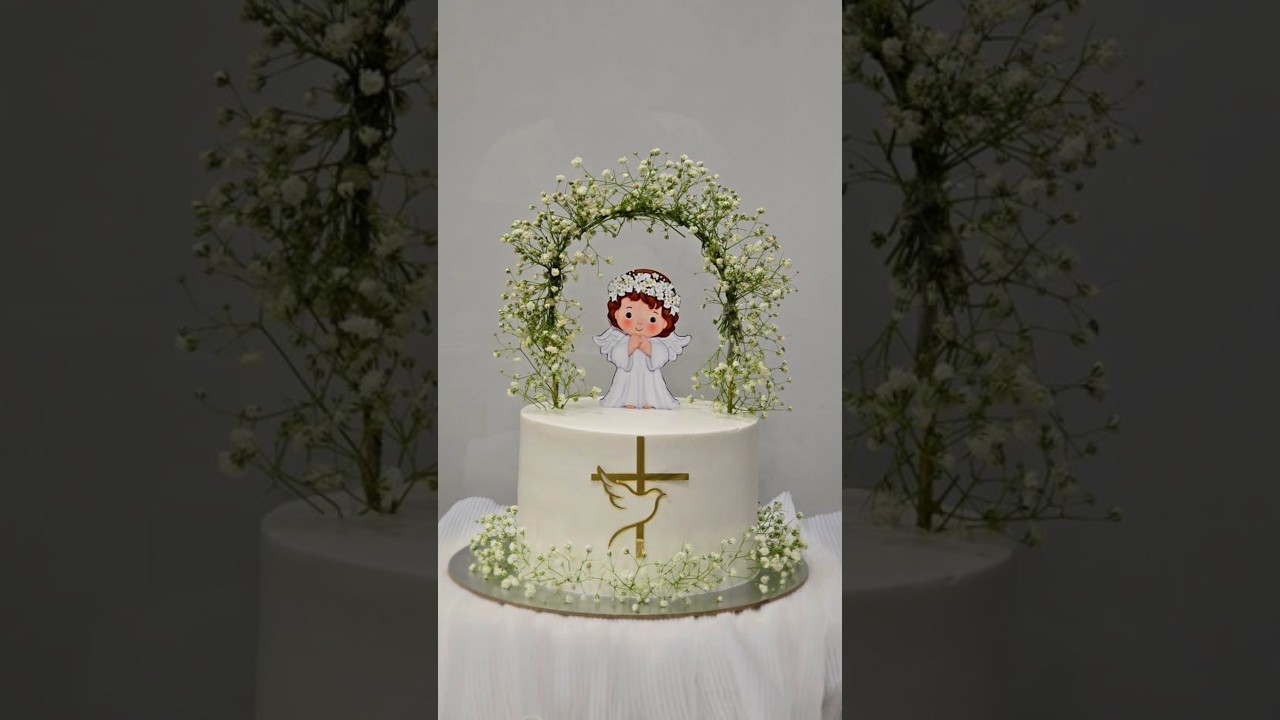 First Communion Cake Decorating Ideass / Christening Cake / #firstcommunioncake #cake#cakedecoration