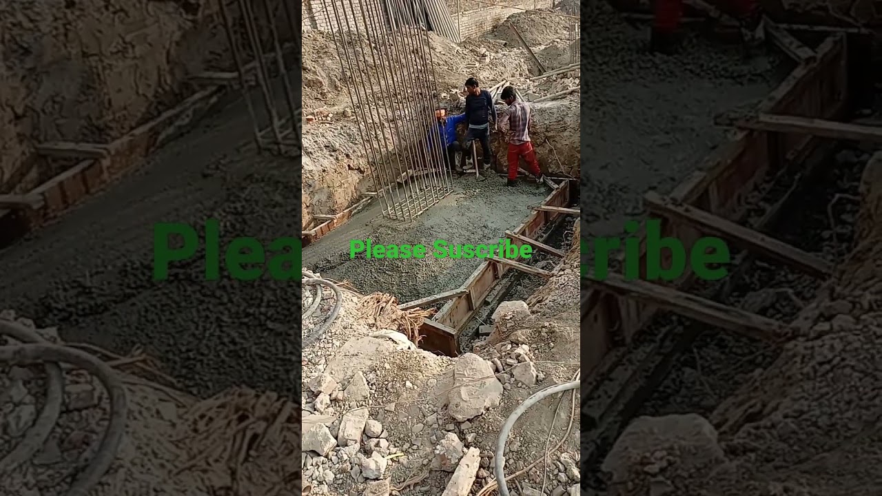 g+3 foundation|rcc Building footing|#cement #plant #aggregate #lab #civil