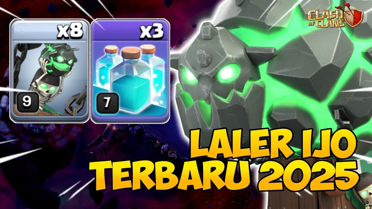 Combo Laler Ijo Terbaru 2025 !! Lavaloon Cloning Spell TH 14 - Clash Of Clans