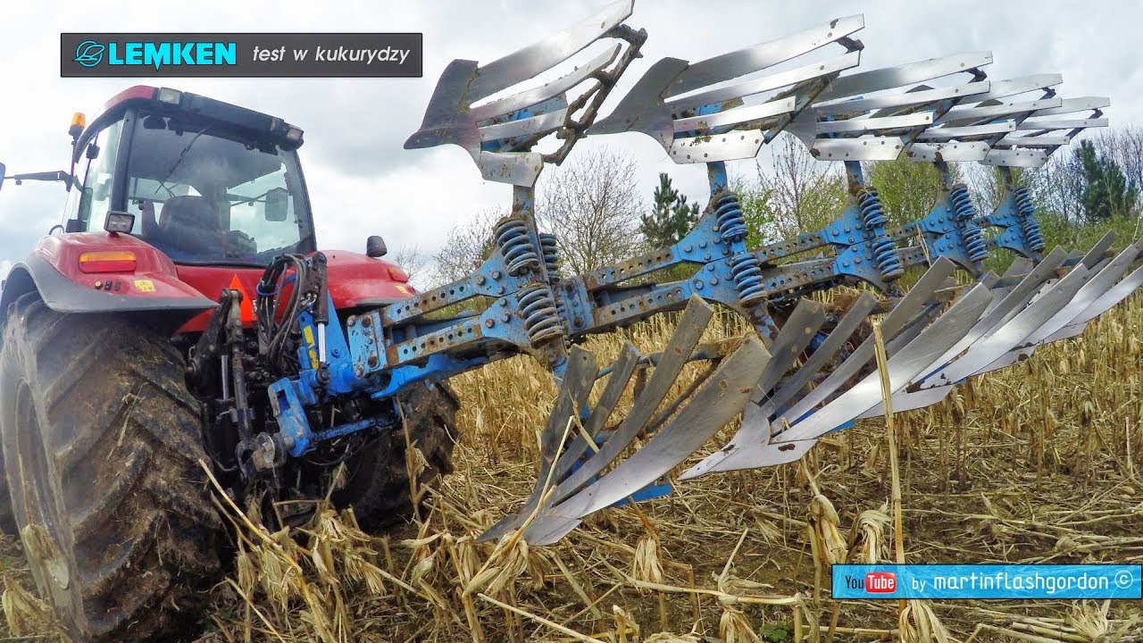 Test w kukurydzy - orka Lemken 4k | Test Lemken in maze
