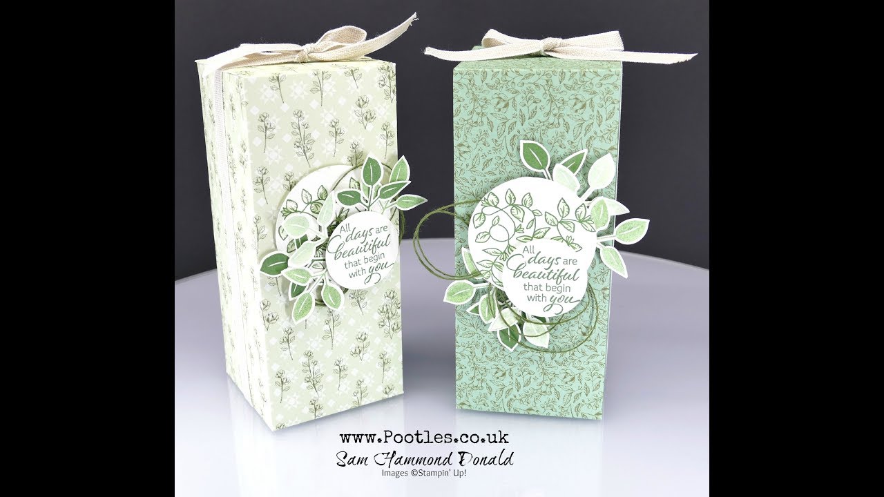 Stampin' Up! Garden Lane Box Tutorial