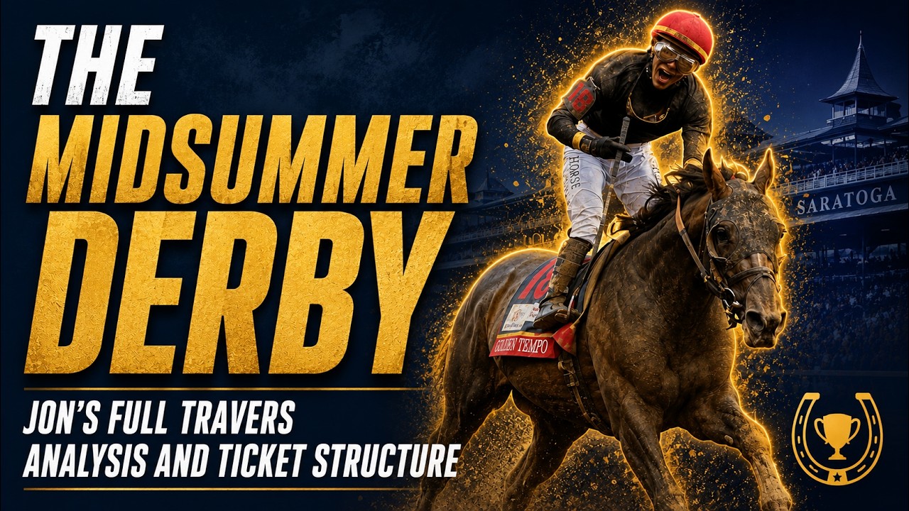The Travers Stakes: Jon's Three-Horse Key Ticket Strategy Plus The App Uncovers a Massive Overlay