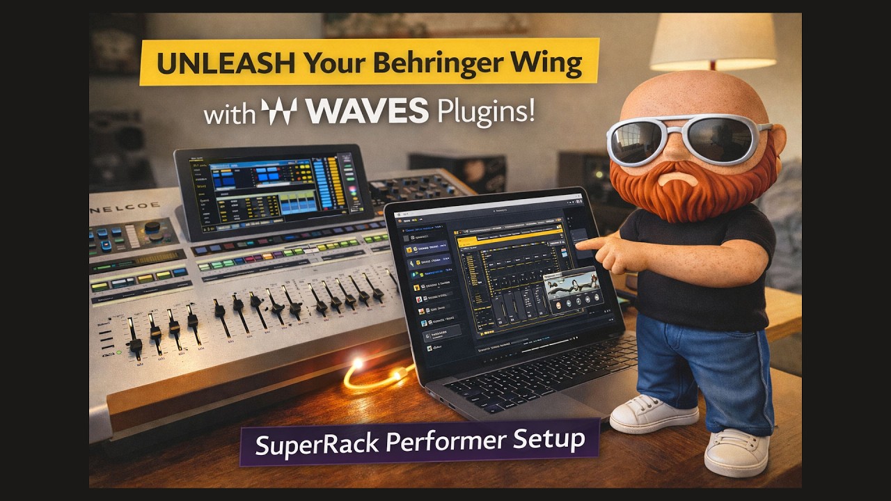 Раскройте потенциал своего Behringer с помощью плагинов WAVES! (Настройка SuperRack Performer)