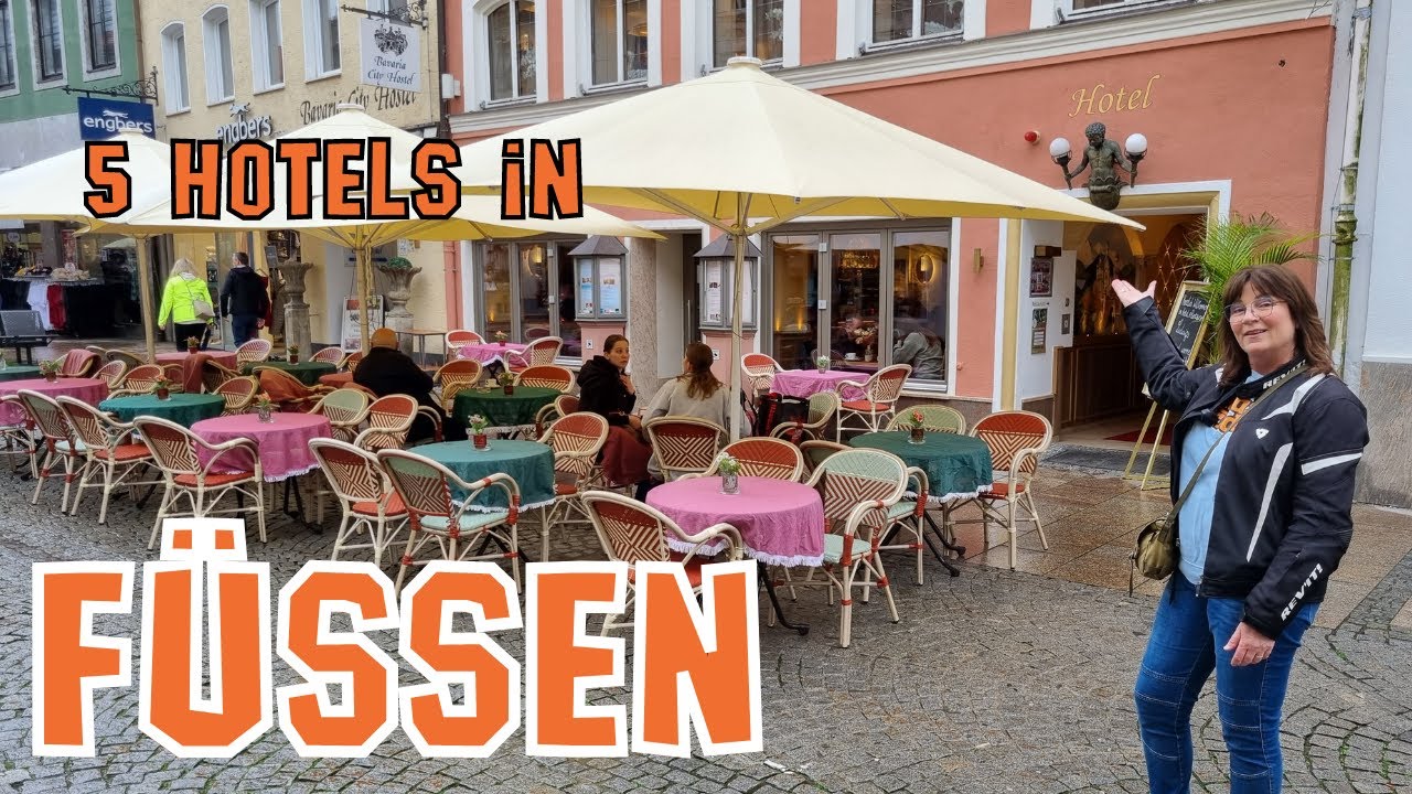 Where to stay in Füssen? 5 Hotels WITH parking | German Alps motorcycle tour, Germany