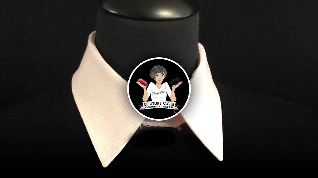COUTURE FACILE - Fabriquer un col chemise ou chemisier avec pied de col. 1/2