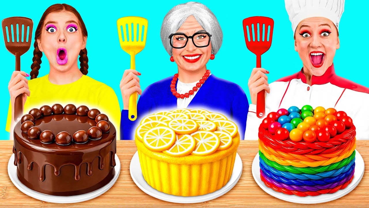 Кулинарный Челлендж: Я против Бабушки | Веселые Кухонные Трюки от TeamTeen Challenge